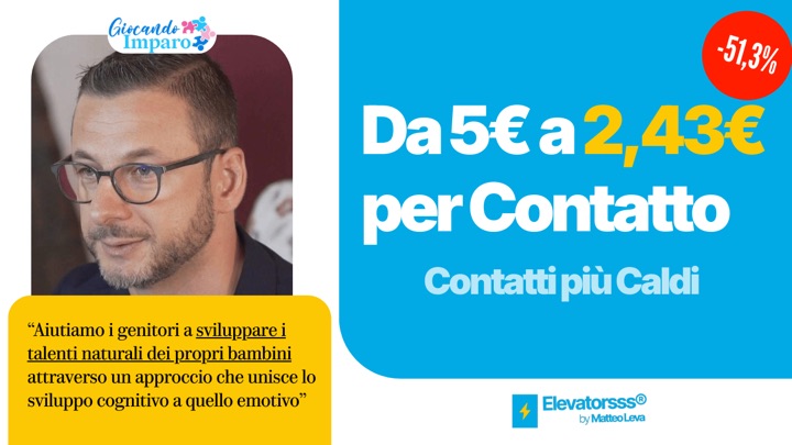 Caso Dr. Nicola Tomba: costo per contatto da 5 € a 2,40 €